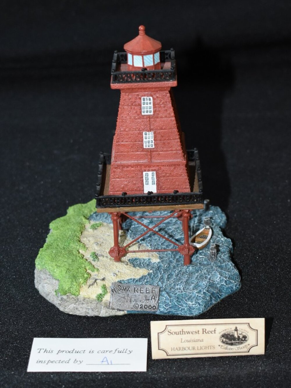 Harbour Lights Society Exclusive Southwest Reef Louisiana Lighthouse #530